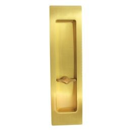 Flush Pull Plain Design with Privacy Turn 190 x 51 mm