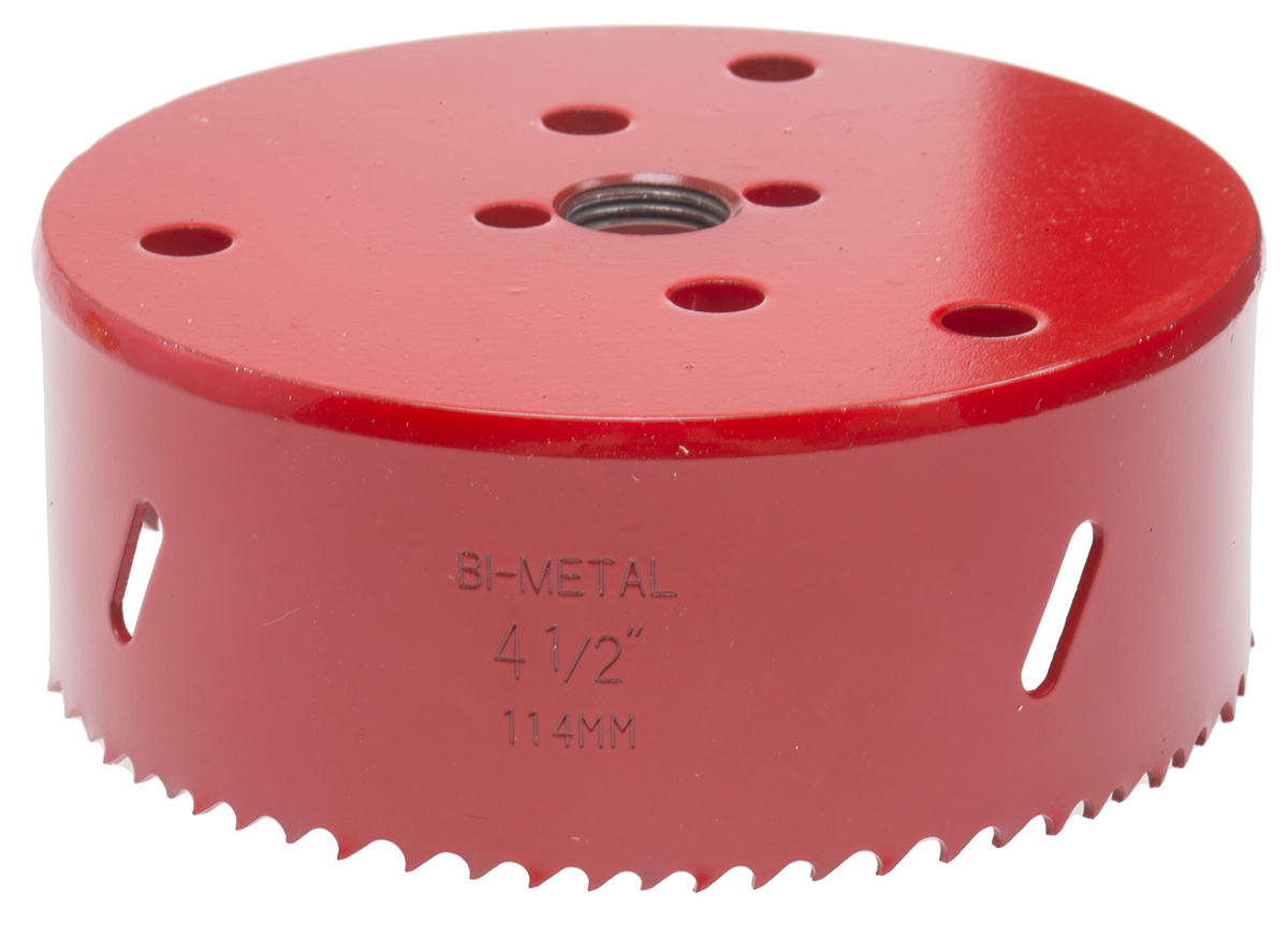 RS Pro M3 HSS Teeth; Alloy Steel Body 114mm Bi-Metal Hole Saw, 32mm Cut Depth